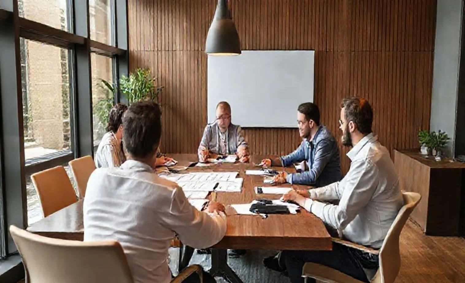 Long-term planning meeting modern